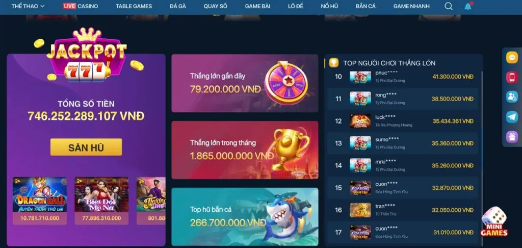 Thưởng nạp lại hàng ngày tt3979 win